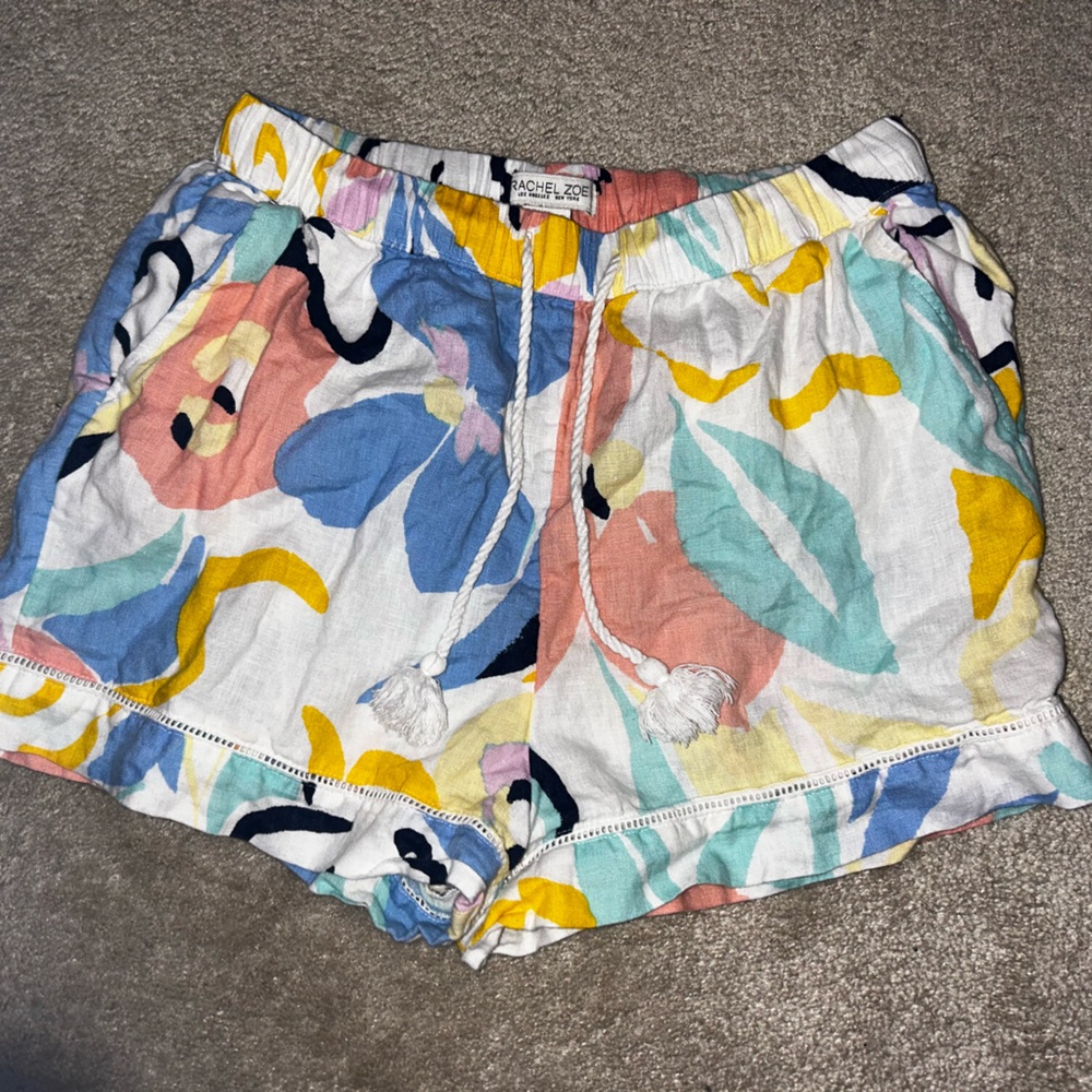 Rachel Zoe Multicolor Abstract Shorts